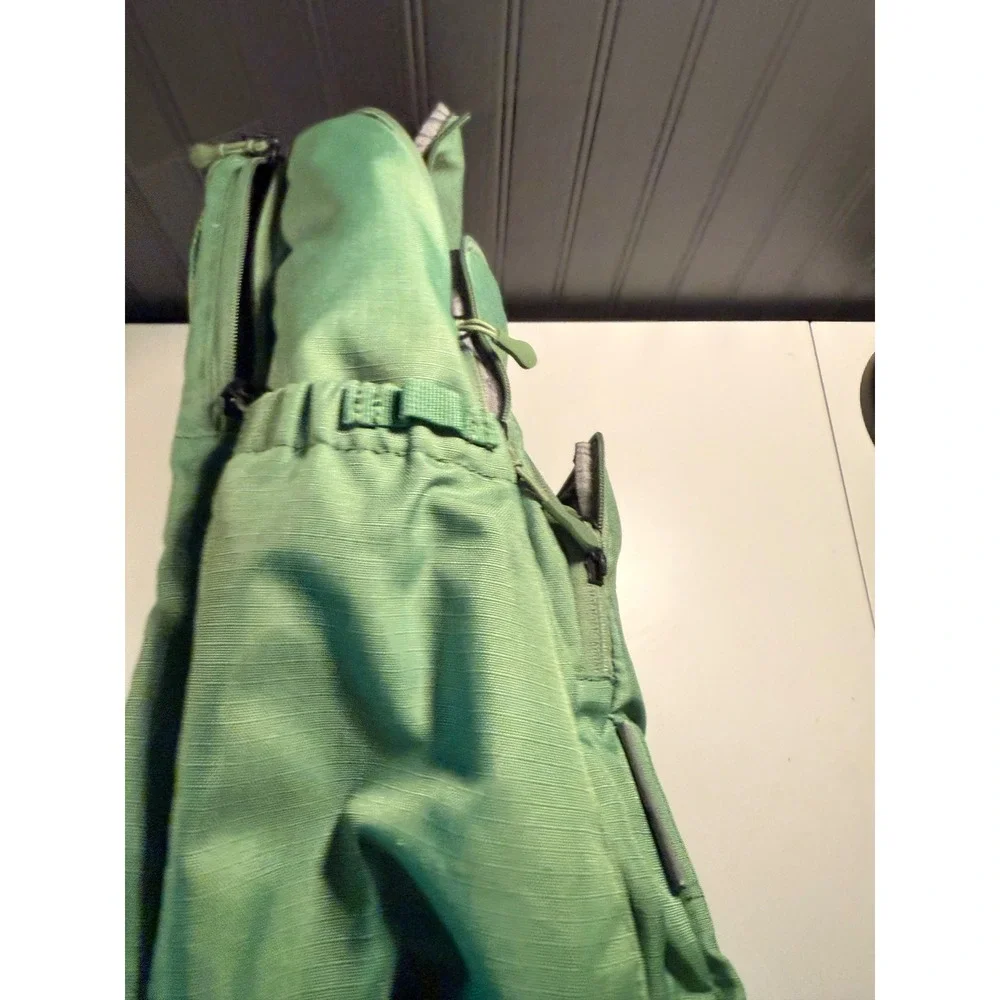 Embark Backpack Sage Green Ripstop Laptop Compartment Padded Straps School Bag